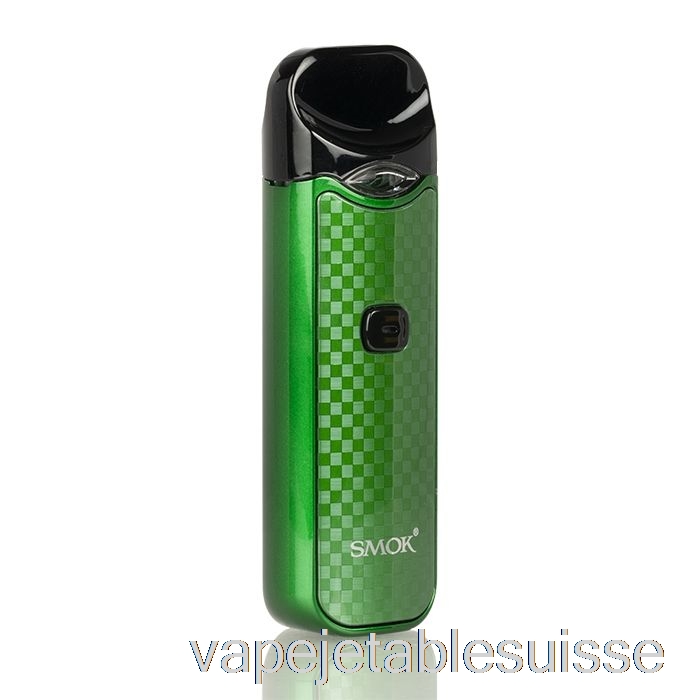 Vape Suisse Smok Nord 15w Pod Kit Fibre De Carbone Verte